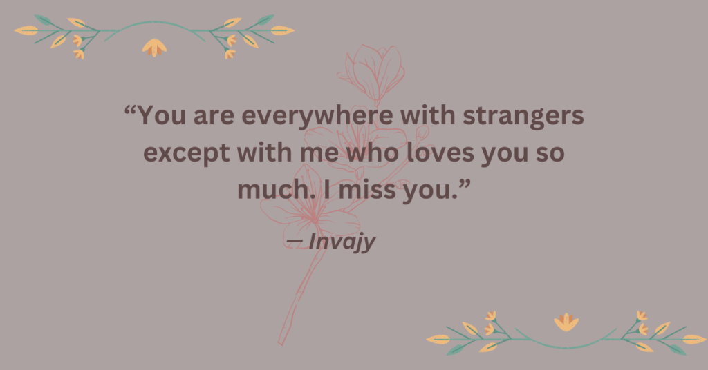 I Miss You Quotes